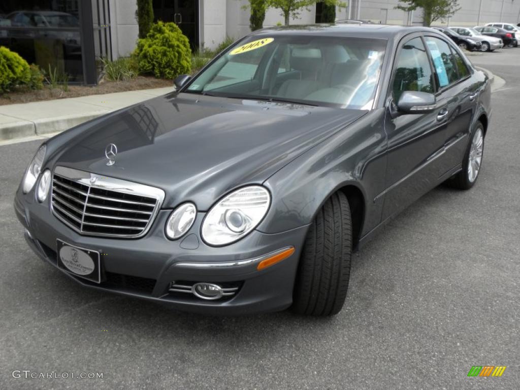 2008 E 350 4Matic Sedan - Flint Grey Metallic / Ash photo #20