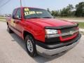 2003 Victory Red Chevrolet Silverado 1500 LS Extended Cab  photo #12