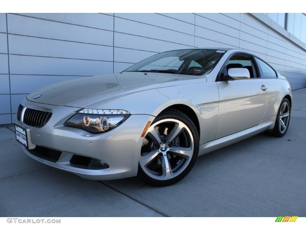 2008 6 Series 650i Coupe - Mineral Silver Metallic / Black photo #1