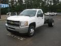 Summit White 2011 Chevrolet Silverado 3500HD Regular Cab 4x4 Chassis