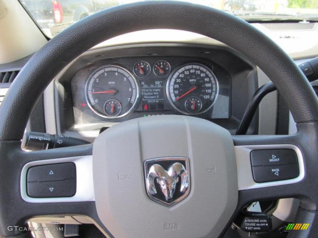 2009 Ram 1500 SLT Regular Cab 4x4 - Light Graystone Pearl / Light Pebble Beige/Bark Brown photo #13