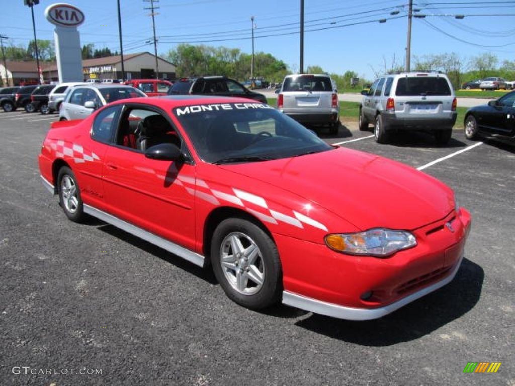 Torch Red 2000 Chevrolet Monte Carlo Limited Edition Pace Car SS Exterior Photo #49192596