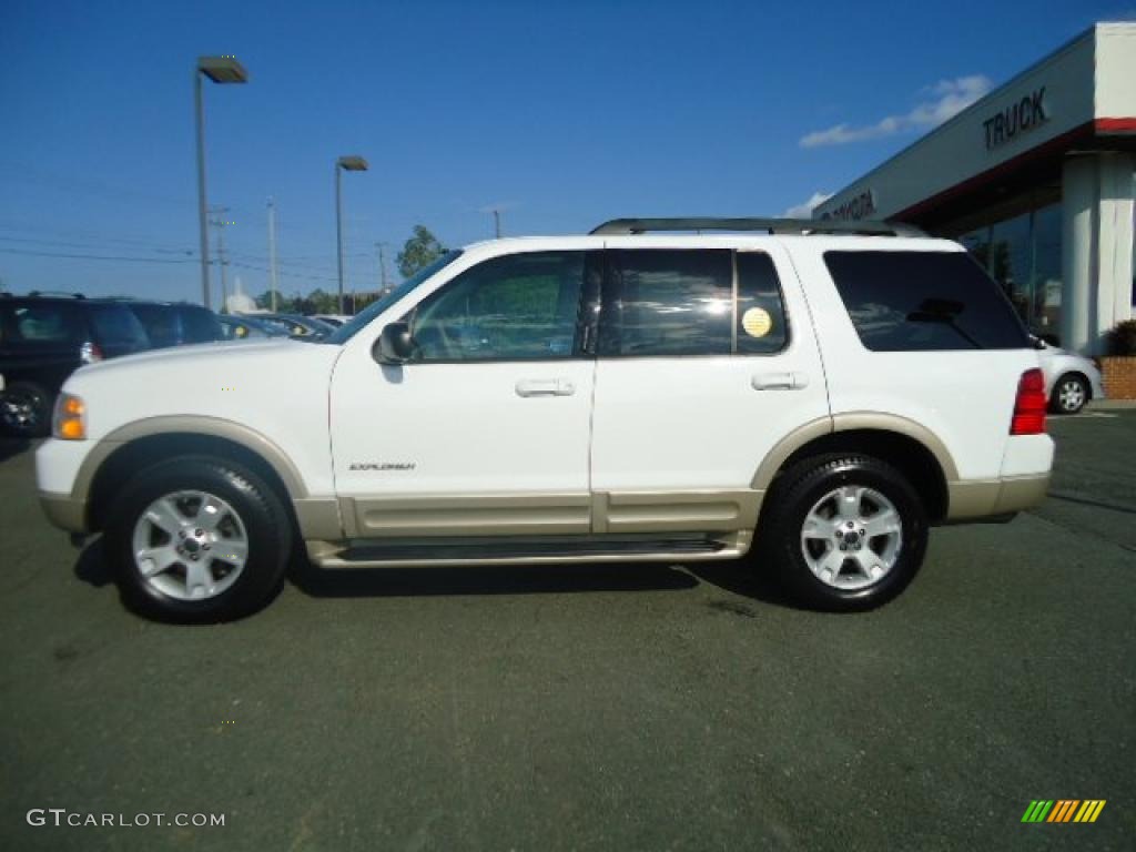 Oxford White 2005 Ford Explorer Eddie Bauer 4x4 Exterior Photo #49193067