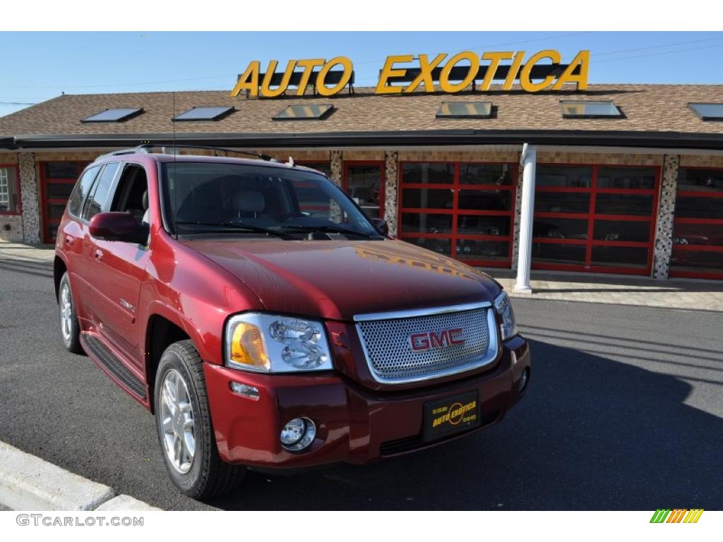 2006 Envoy Denali 4x4 - Red Jewel Metallic / Light Gray photo #2