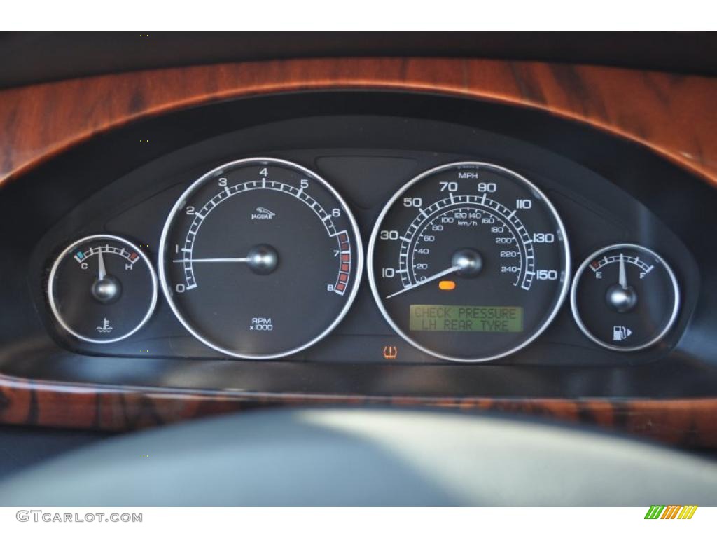 2008 Jaguar X-Type 3.0 Sedan Gauges Photo #49194192