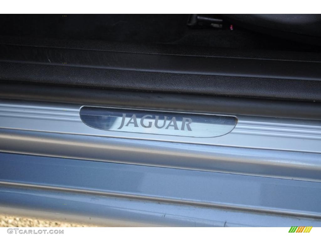 2008 X-Type 3.0 Sedan - Glacier Blue Metallic / Charcoal photo #19