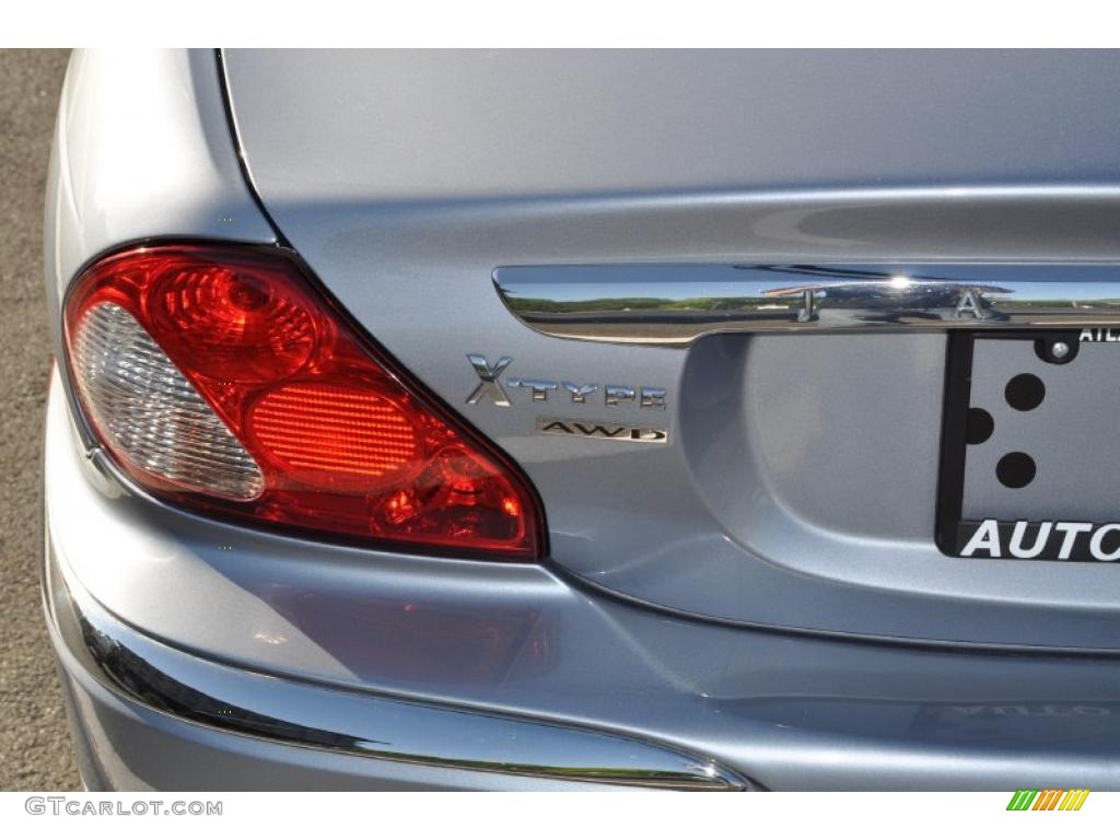 2008 X-Type 3.0 Sedan - Glacier Blue Metallic / Charcoal photo #25