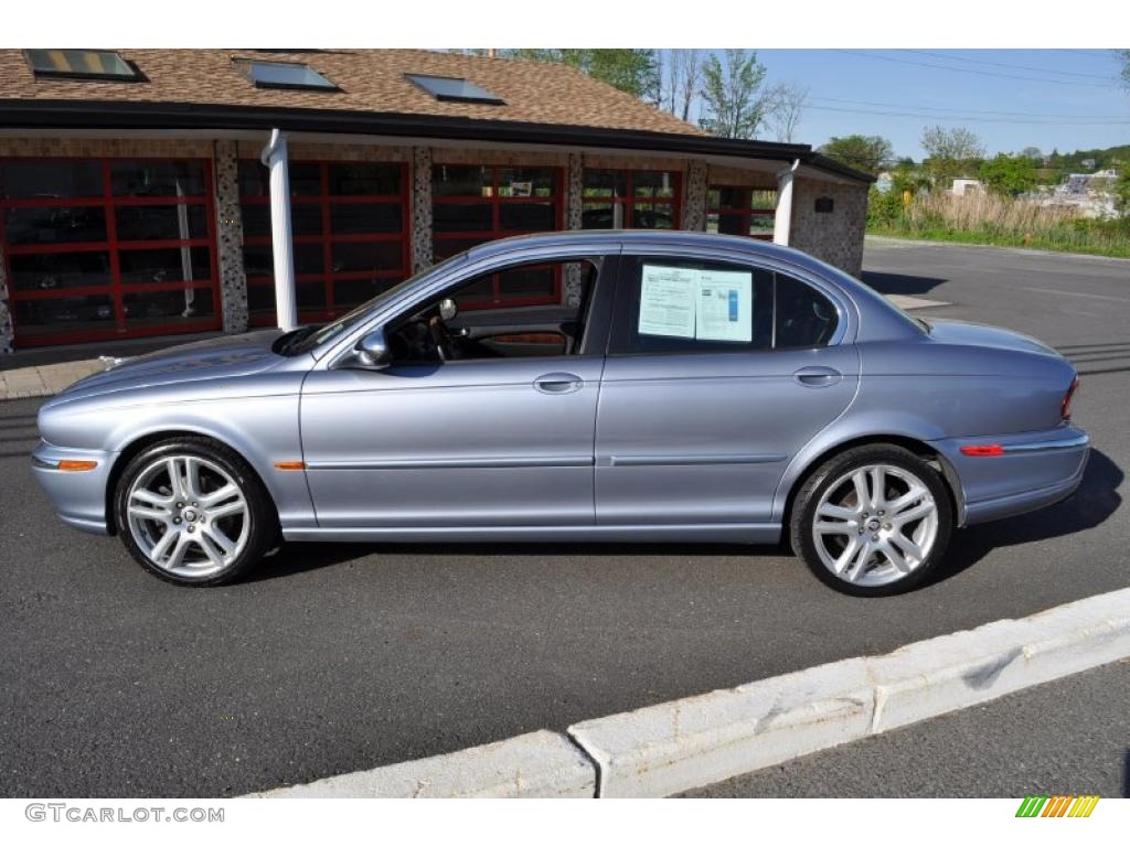 Glacier Blue Metallic 2008 Jaguar X-Type 3.0 Sedan Exterior Photo #49194249