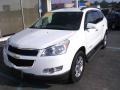 2009 Summit White Chevrolet Traverse LT  photo #2