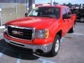 2010 Fire Red GMC Sierra 1500 SL Crew Cab 4x4  photo #2