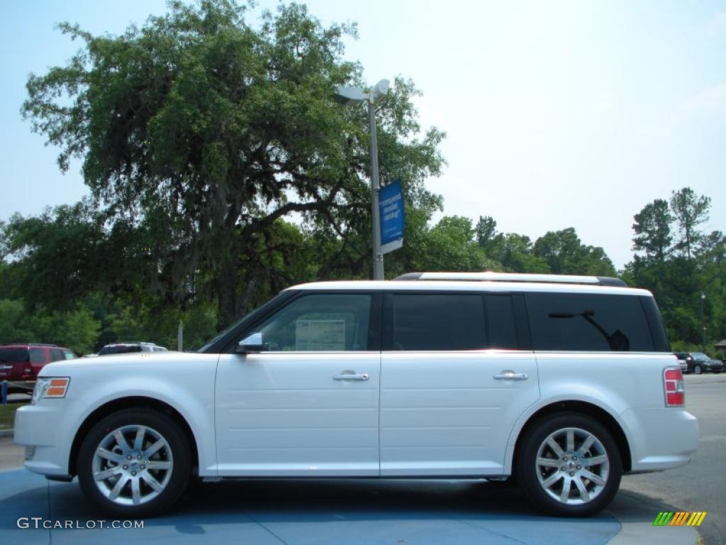 White Platinum Metallic Tri-Coat 2011 Ford Flex Limited Exterior Photo #49196855