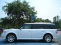 White Platinum Metallic Tri-Coat 2011 Ford Flex Limited Exterior