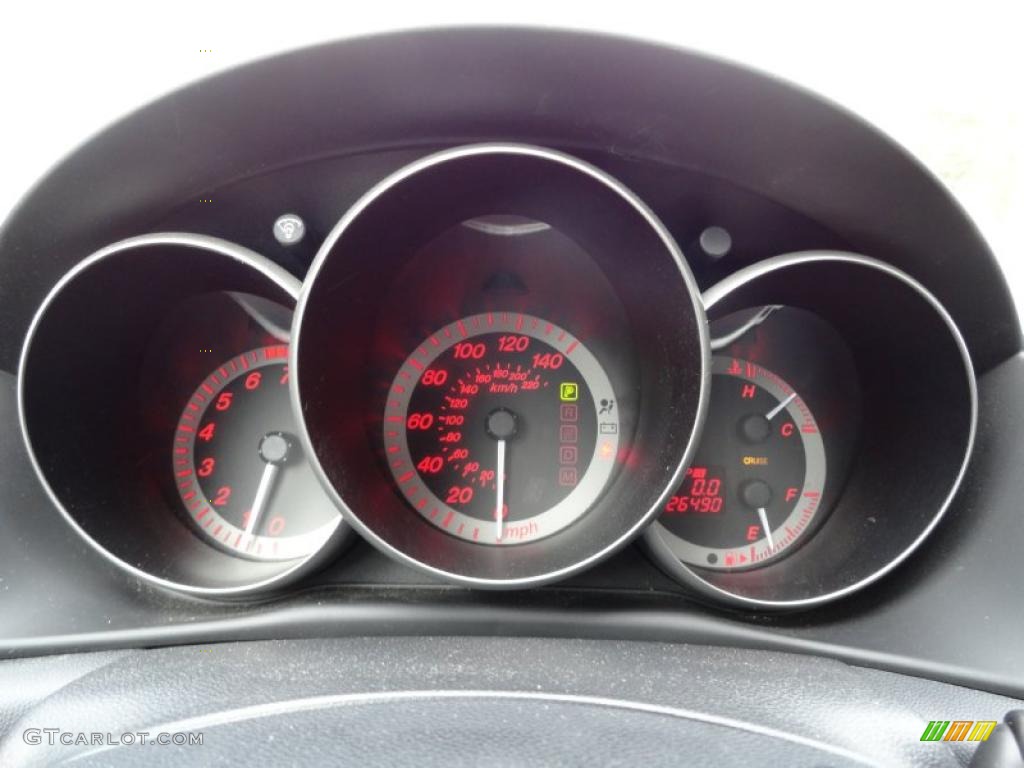 2009 Mazda MAZDA3 s Touring Hatchback Gauges Photo #49196990