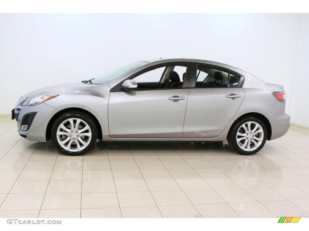 Liquid Silver Metallic 2010 Mazda MAZDA3 s Sport 4 Door Exterior Photo #49197587
