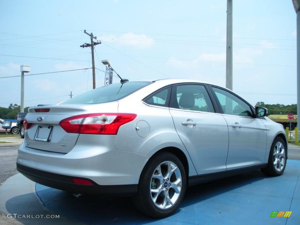 2012 Focus SEL Sedan - Ingot Silver Metallic / Stone photo #3