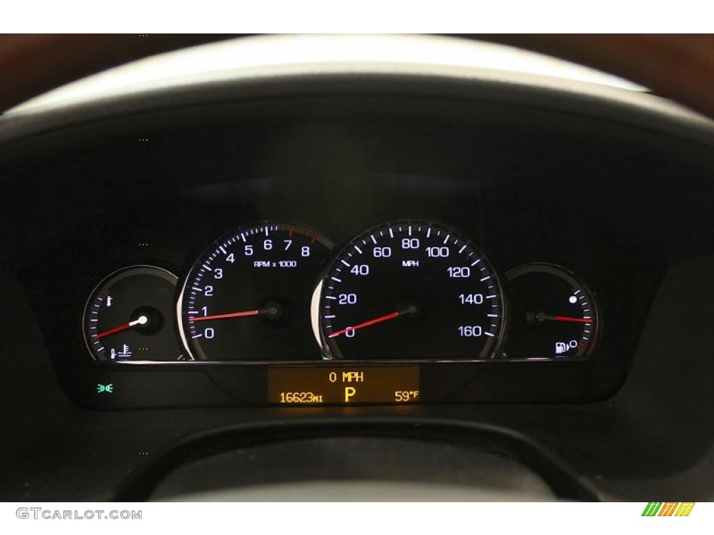 2008 Cadillac STS V6 Gauges Photo #49198076