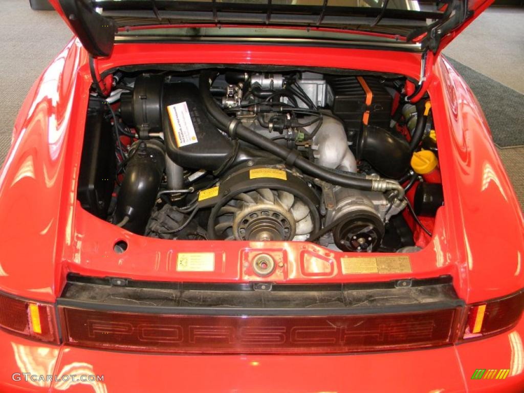1990 Porsche 911 Carrera 4 Targa 3.6 Liter OHC 12-Valve Flat 6 Cylinder Engine Photo #49198115