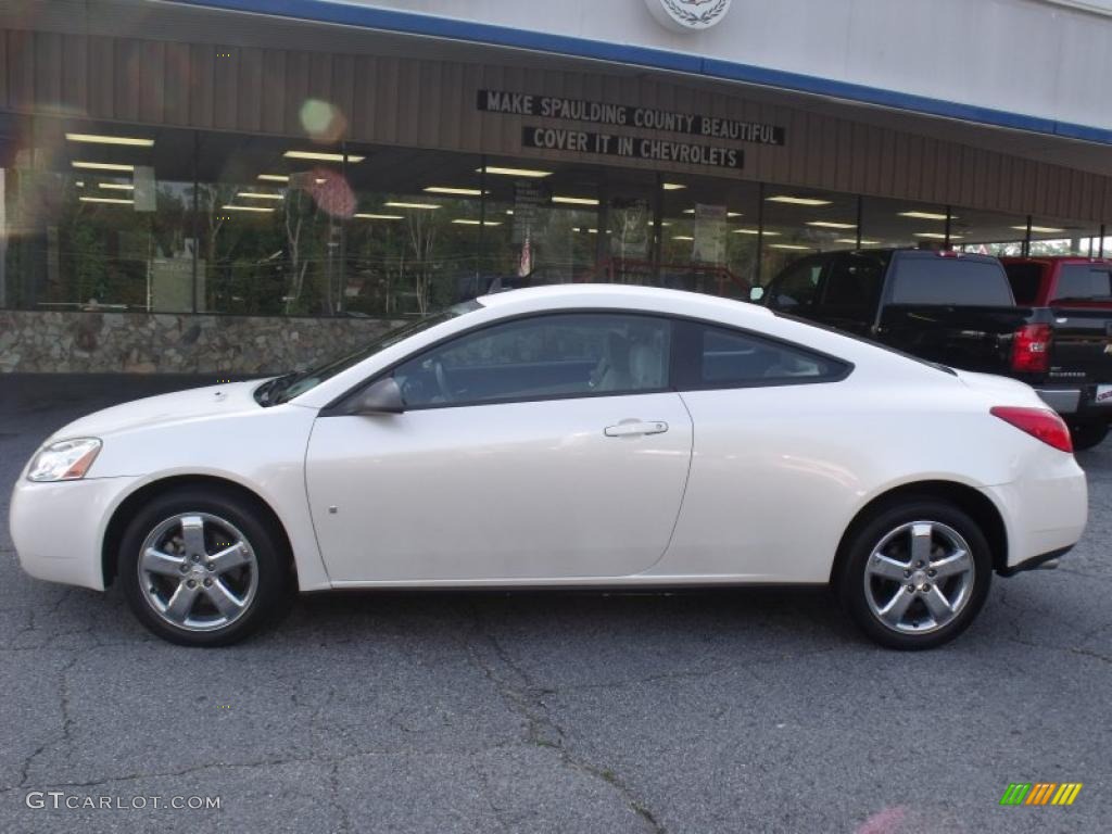 2008 G6 GT Coupe - White Diamond Tri Coat / Light Taupe photo #4