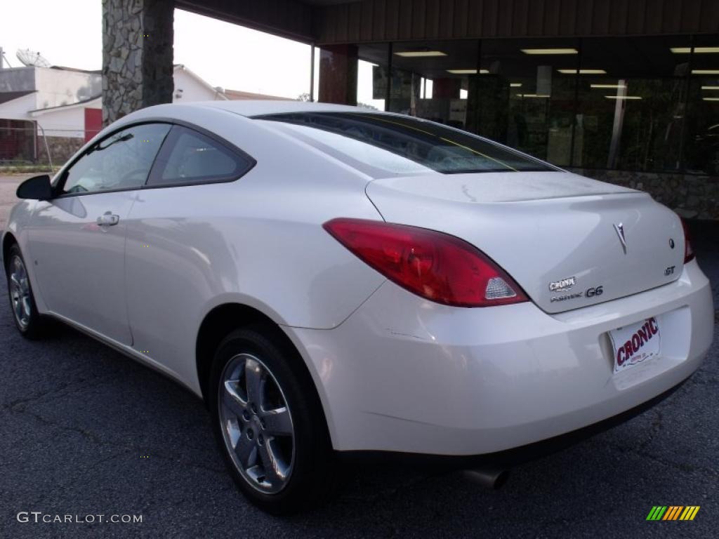 2008 G6 GT Coupe - White Diamond Tri Coat / Light Taupe photo #5