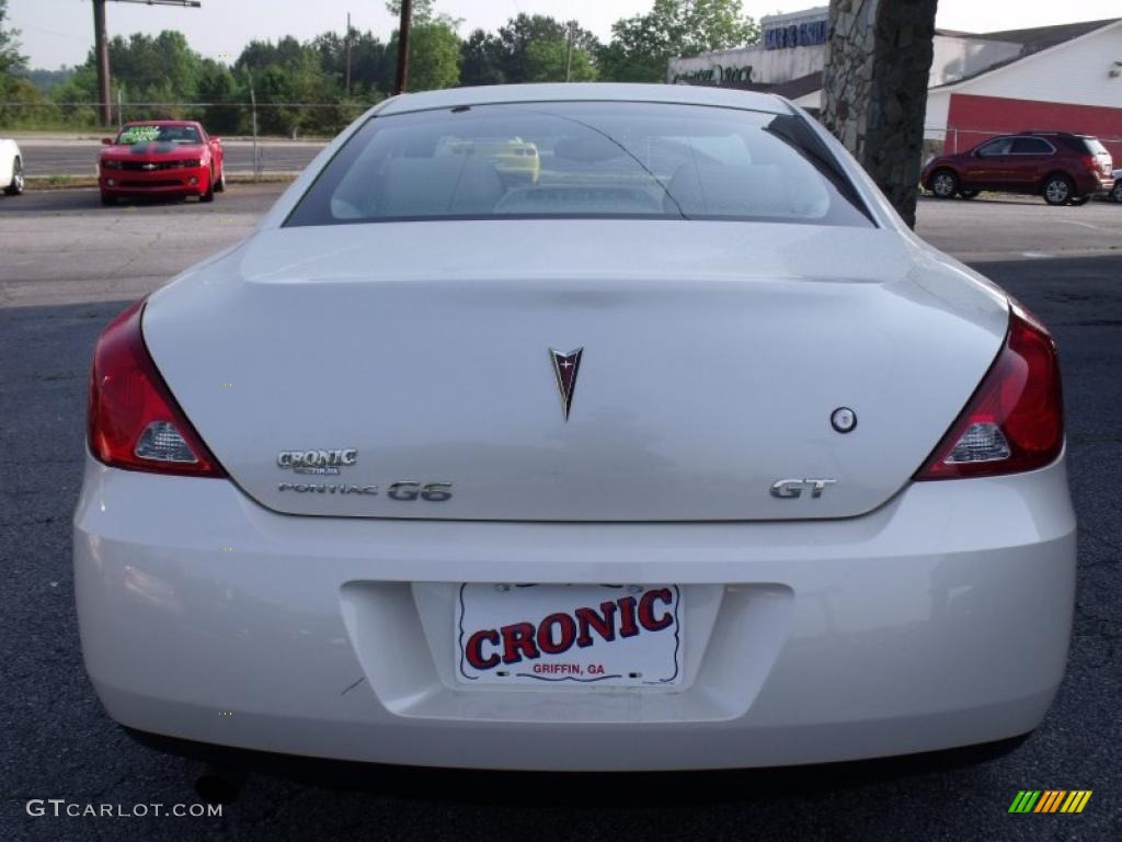 2008 G6 GT Coupe - White Diamond Tri Coat / Light Taupe photo #6