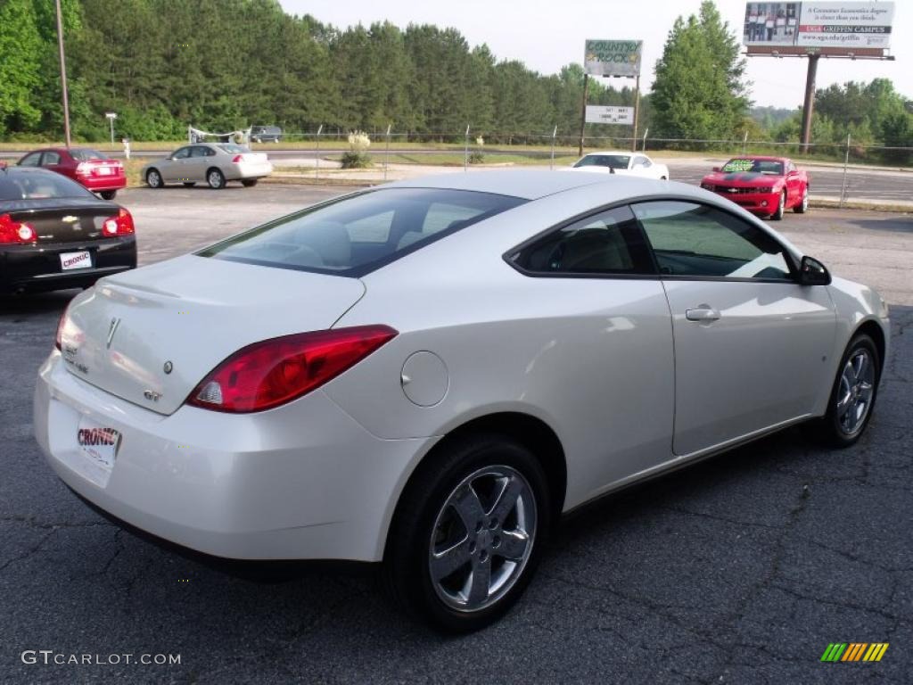2008 G6 GT Coupe - White Diamond Tri Coat / Light Taupe photo #7