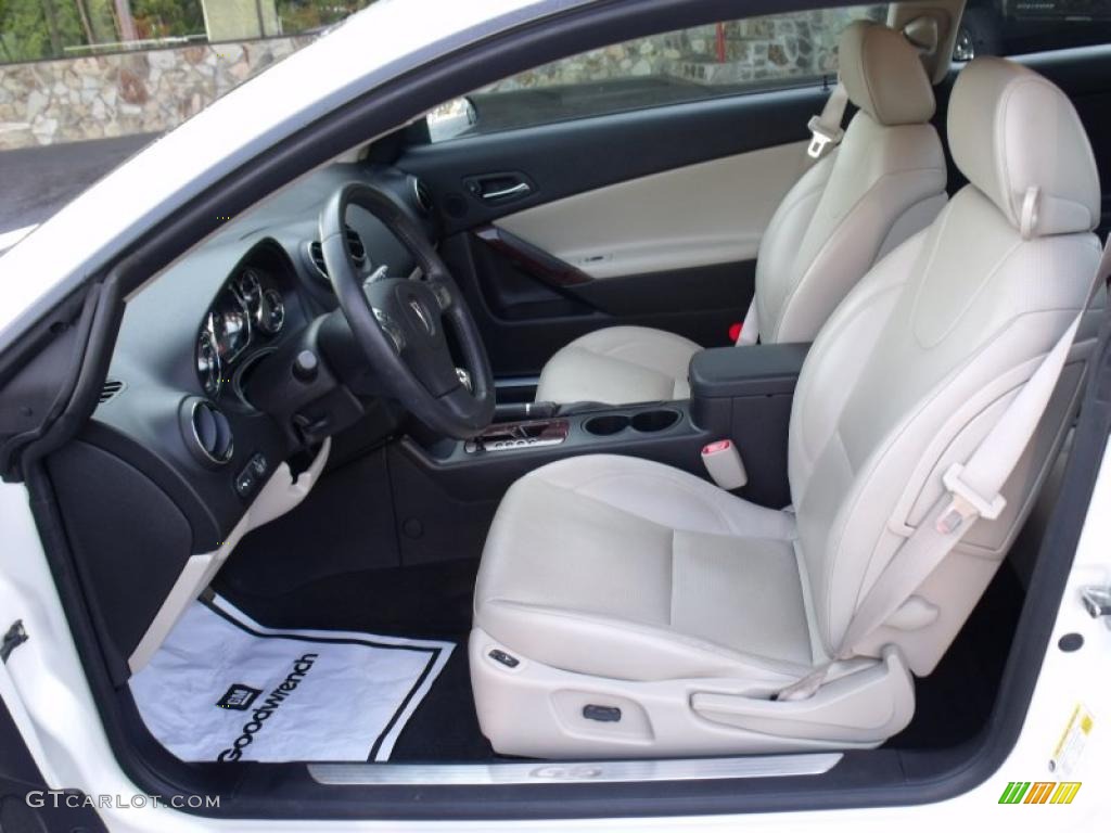 2008 G6 GT Coupe - White Diamond Tri Coat / Light Taupe photo #10