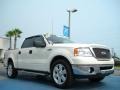 2007 White Sand Tri-Coat Ford F150 Lariat SuperCrew  photo #7