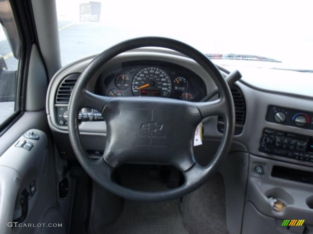 1997 Chevrolet Astro LS Passenger Van Gray Steering Wheel Photo #49198613