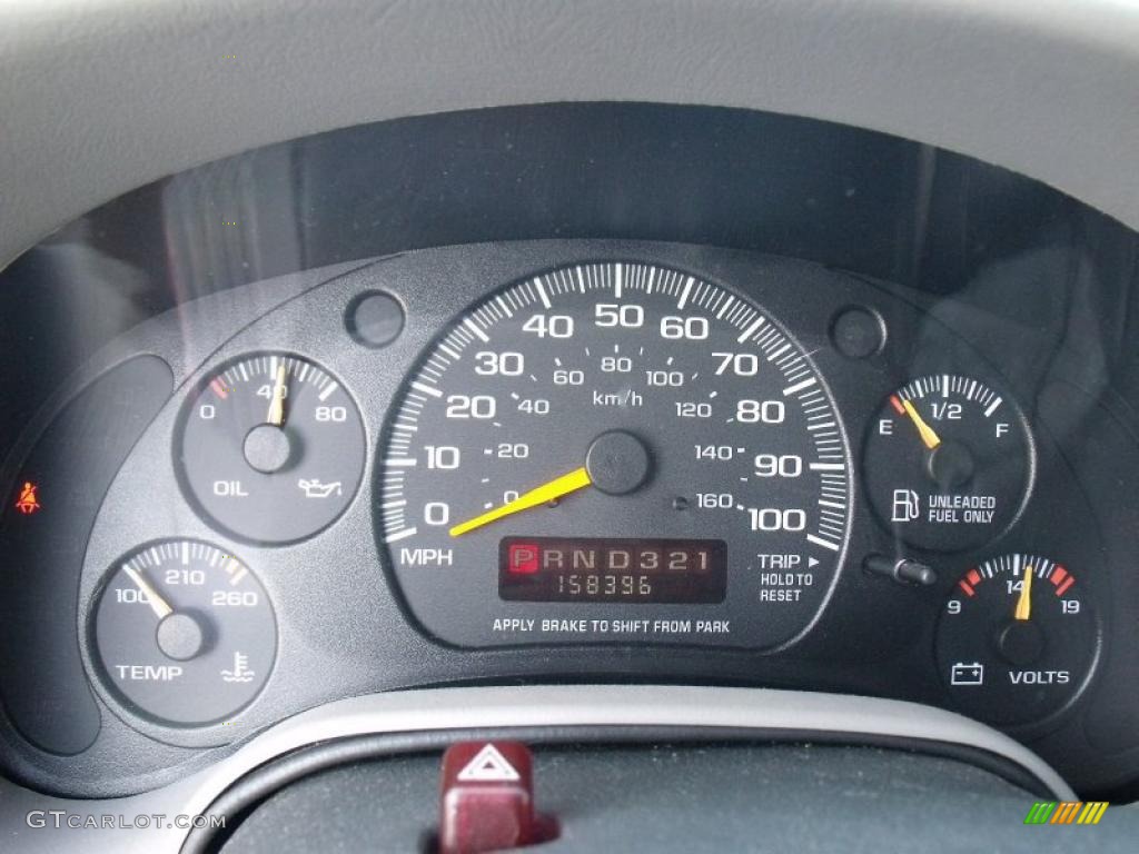 1997 Chevrolet Astro LS Passenger Van Gauges Photo #49198623