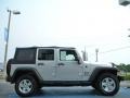 2009 Bright Silver Metallic Jeep Wrangler Unlimited X 4x4  photo #6