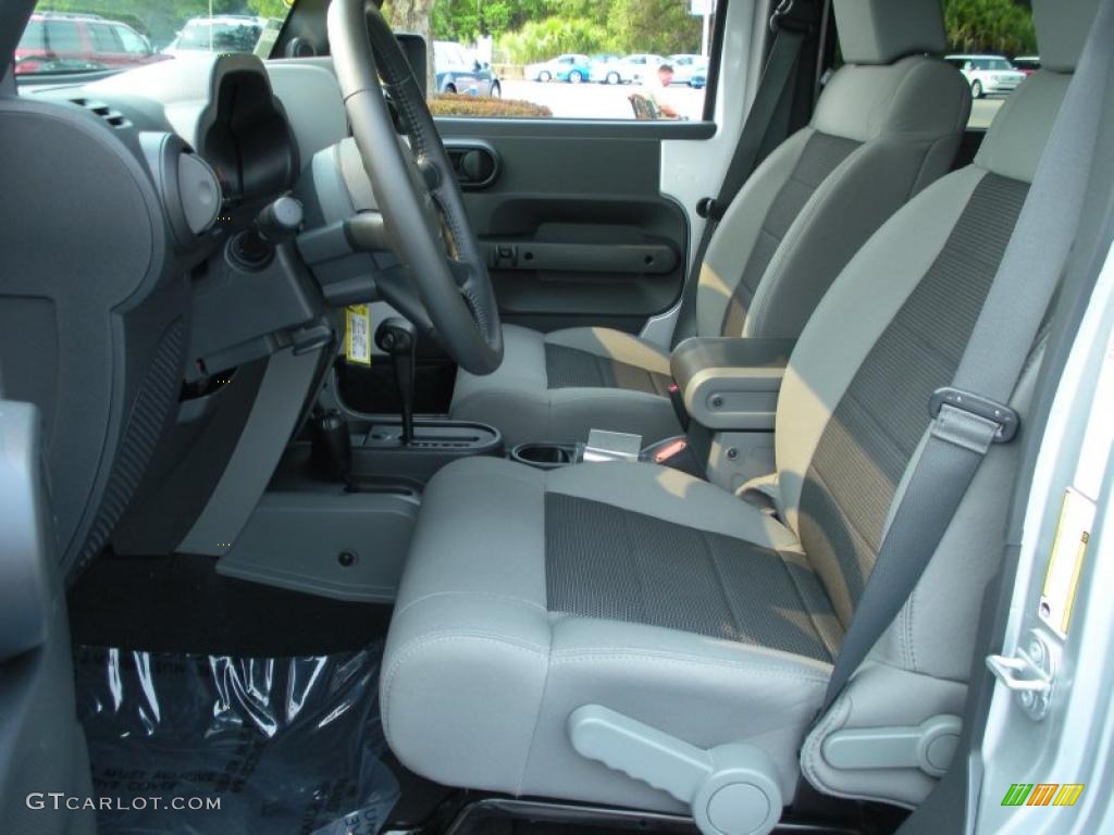 Dark Slate Gray/Medium Slate Gray Interior 2009 Jeep Wrangler Unlimited X 4x4 Photo #49199357
