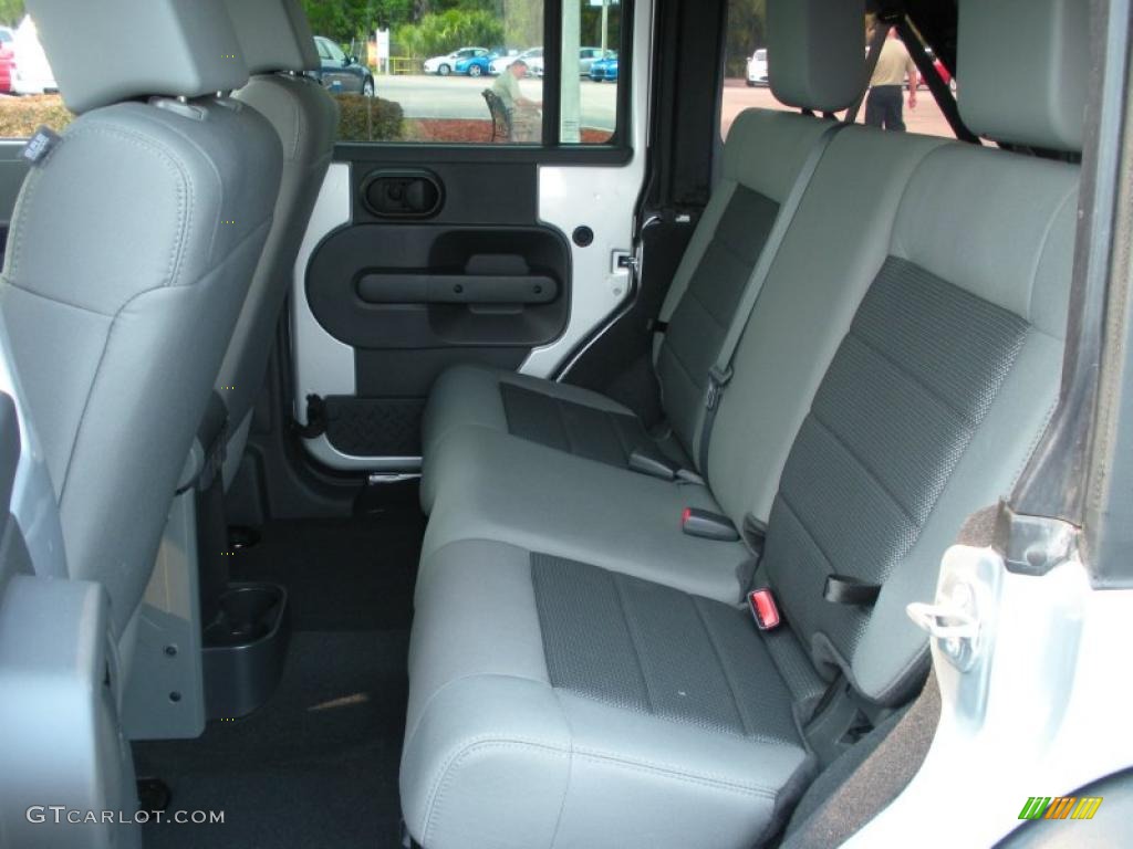 Dark Slate Gray/Medium Slate Gray Interior 2009 Jeep Wrangler Unlimited X 4x4 Photo #49199387