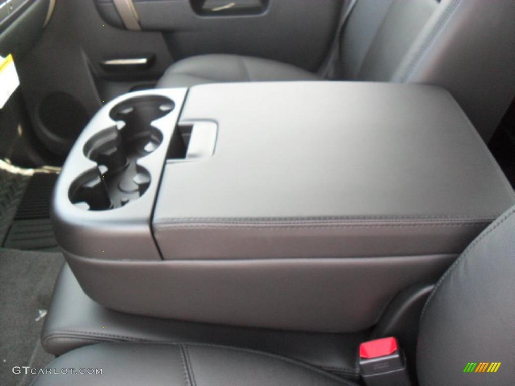 2011 Silverado 1500 LT Extended Cab 4x4 - Sheer Silver Metallic / Ebony photo #9