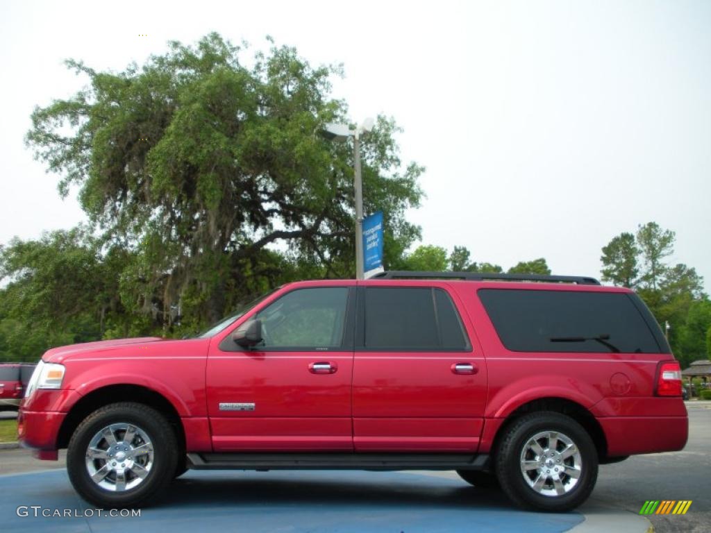 Redfire Metallic 2008 Ford Expedition EL XLT Exterior Photo #49200443