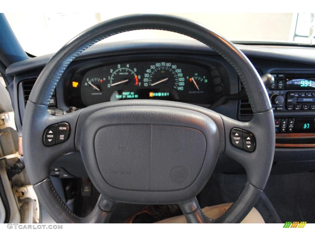 1999 Buick Park Avenue Standard Park Avenue Model Medium Blue Steering Wheel Photo #49200551