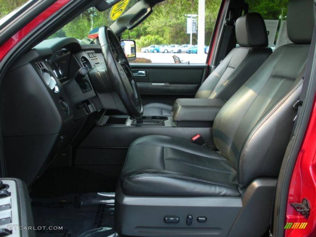 Charcoal Black Interior 2008 Ford Expedition EL XLT Photo #49200560