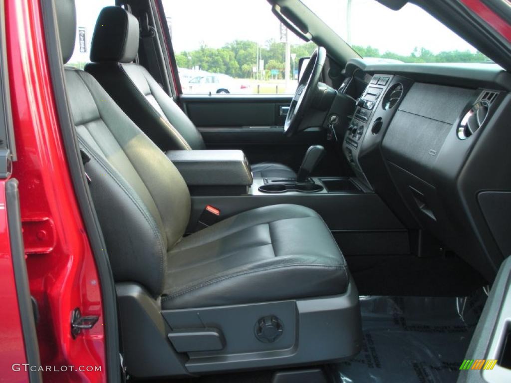 Charcoal Black Interior 2008 Ford Expedition EL XLT Photo #49200653