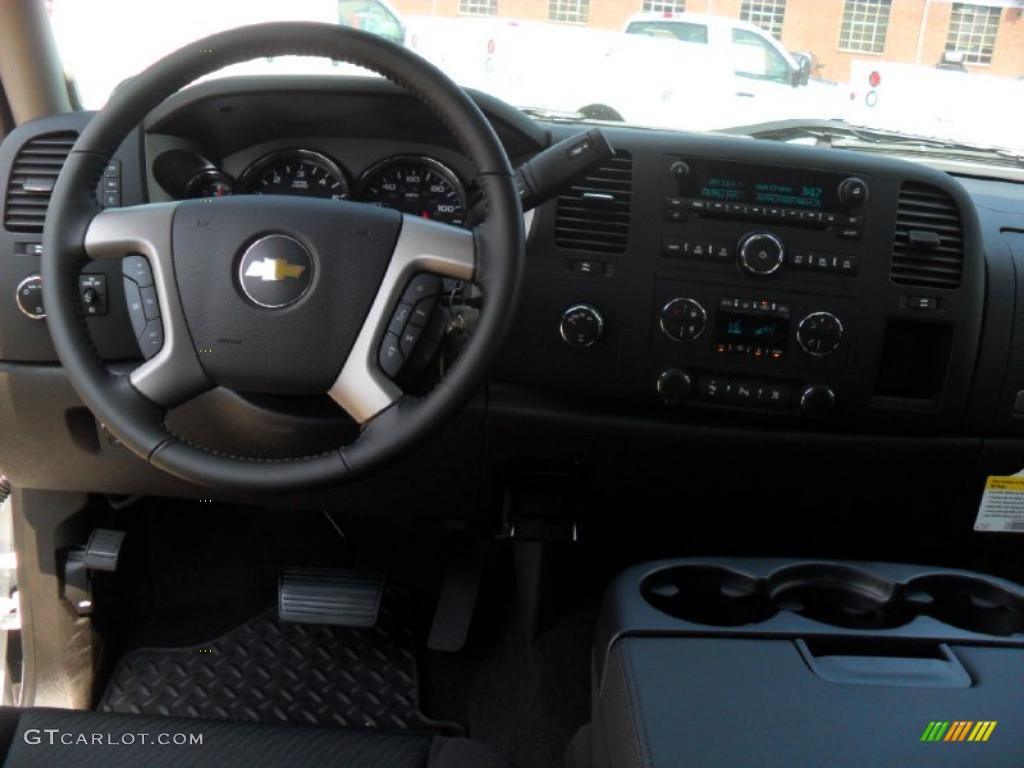 2011 Silverado 1500 LT Extended Cab 4x4 - Summit White / Ebony photo #15