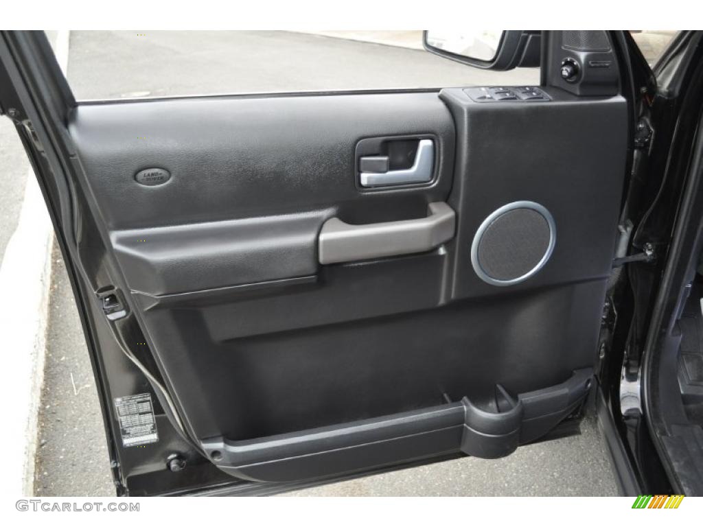 2006 Land Rover LR3 V8 SE Black Door Panel Photo #49205378