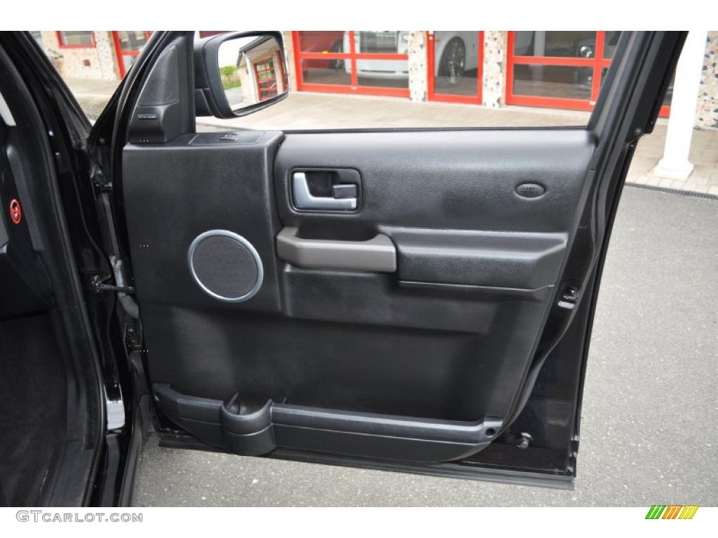2006 Land Rover LR3 V8 SE Black Door Panel Photo #49205408