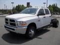 Bright White 2011 Dodge Ram 3500 HD ST Crew Cab 4x4 Chassis Exterior