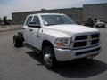 Bright White 2011 Dodge Ram 3500 HD ST Crew Cab 4x4 Chassis Exterior