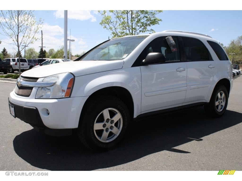 2005 Equinox LT AWD - Summit White / Light Gray photo #5