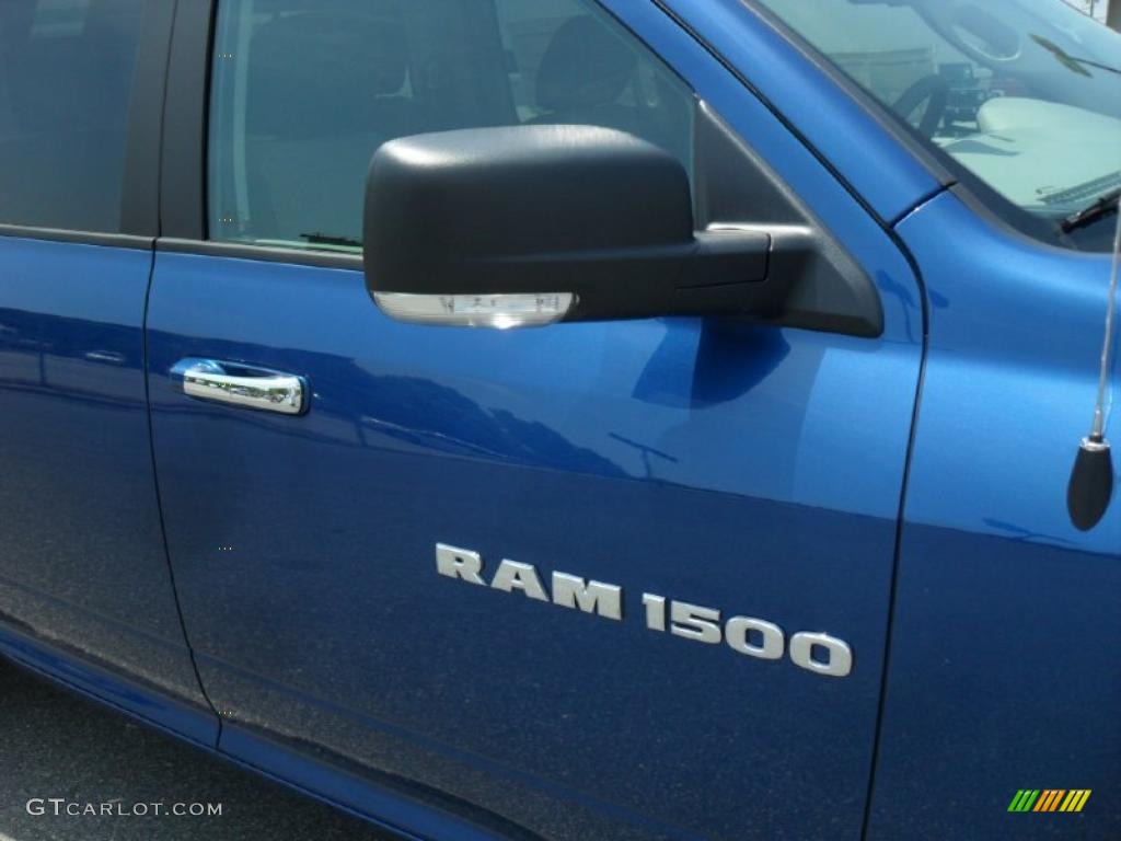 2011 Ram 1500 Big Horn Quad Cab - Deep Water Blue Pearl / Dark Slate Gray/Medium Graystone photo #21