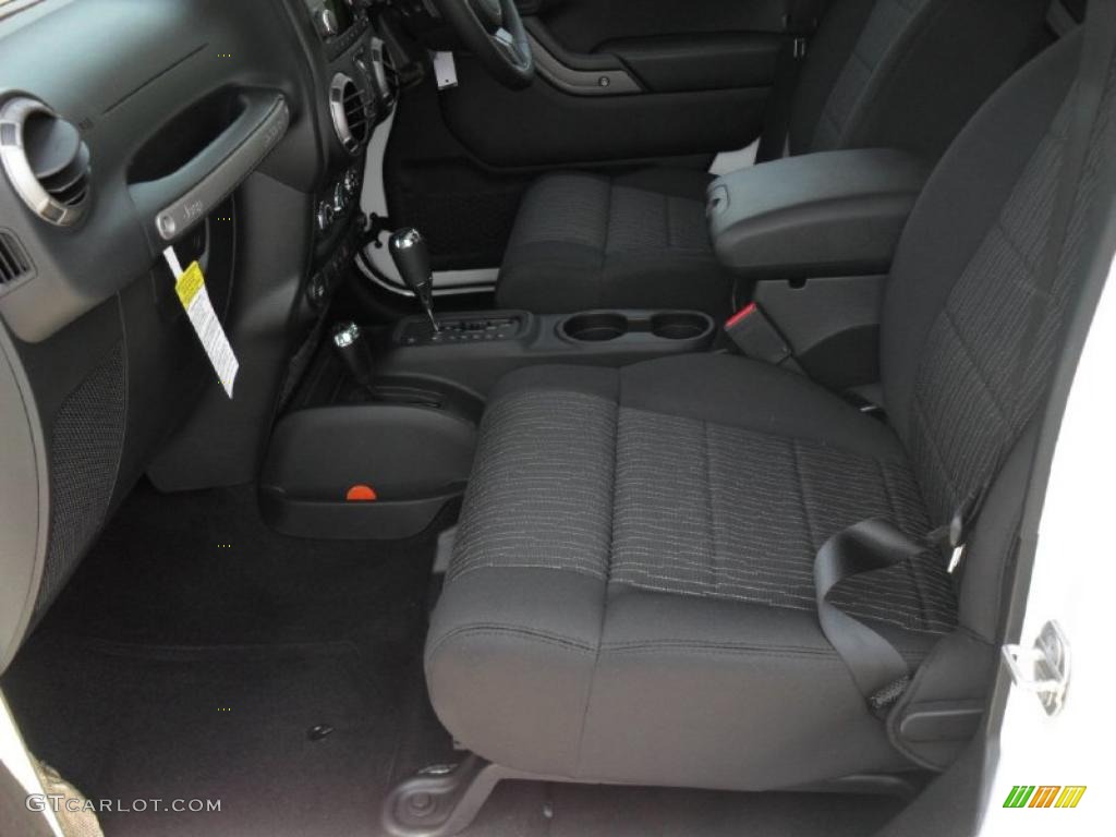 Black Interior 2011 Jeep Wrangler Unlimited Sport 4x4 Right Hand Drive Photo #49209101