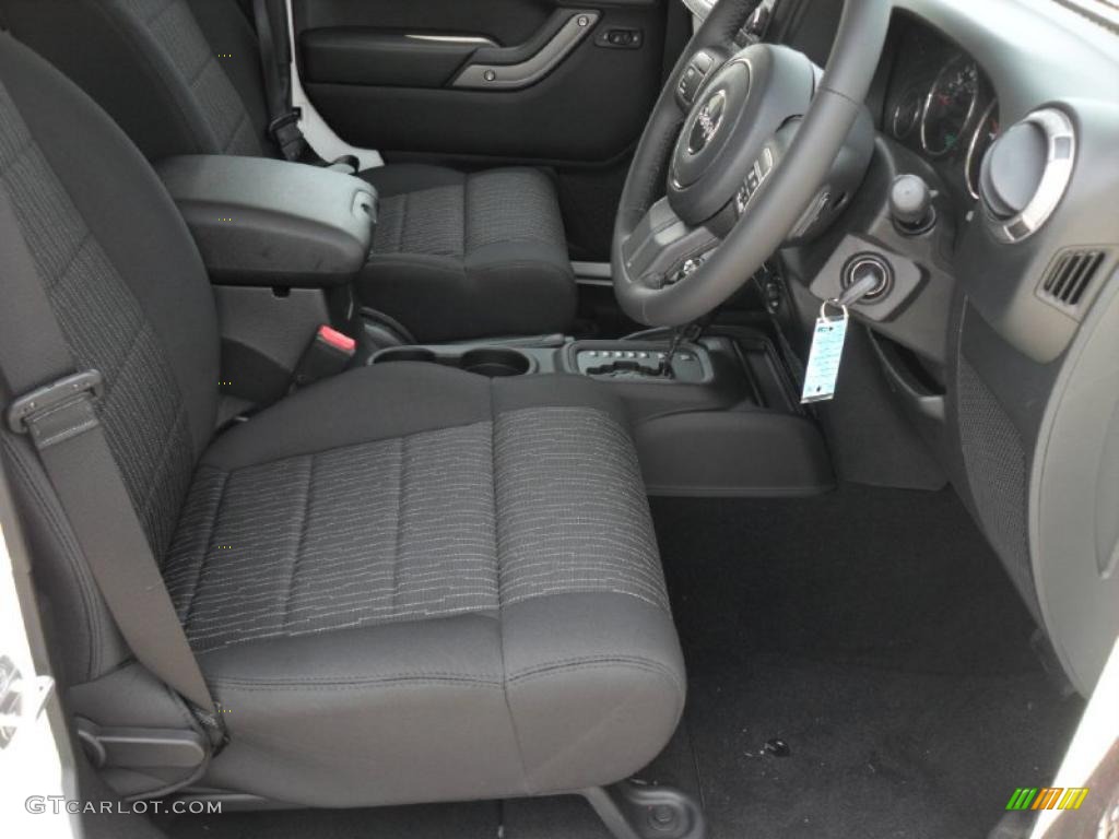 Black Interior 2011 Jeep Wrangler Unlimited Sport 4x4 Right Hand Drive Photo #49209204