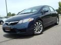 Royal Blue Pearl 2009 Honda Civic EX Sedan Exterior