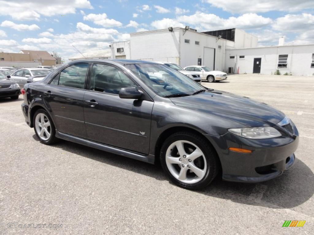 Steel Gray Metallic 2004 Mazda MAZDA6 s Sedan Exterior Photo #49212164