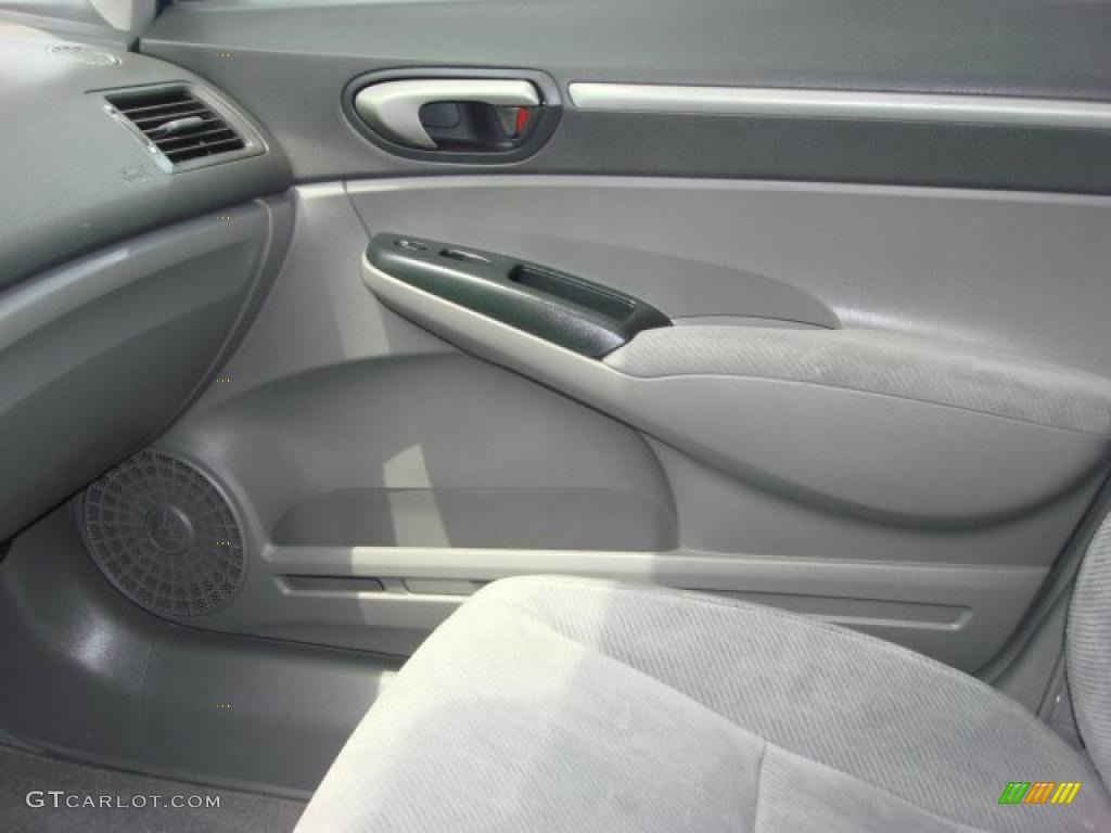 2009 Honda Civic EX Sedan Gray Door Panel Photo #49212278