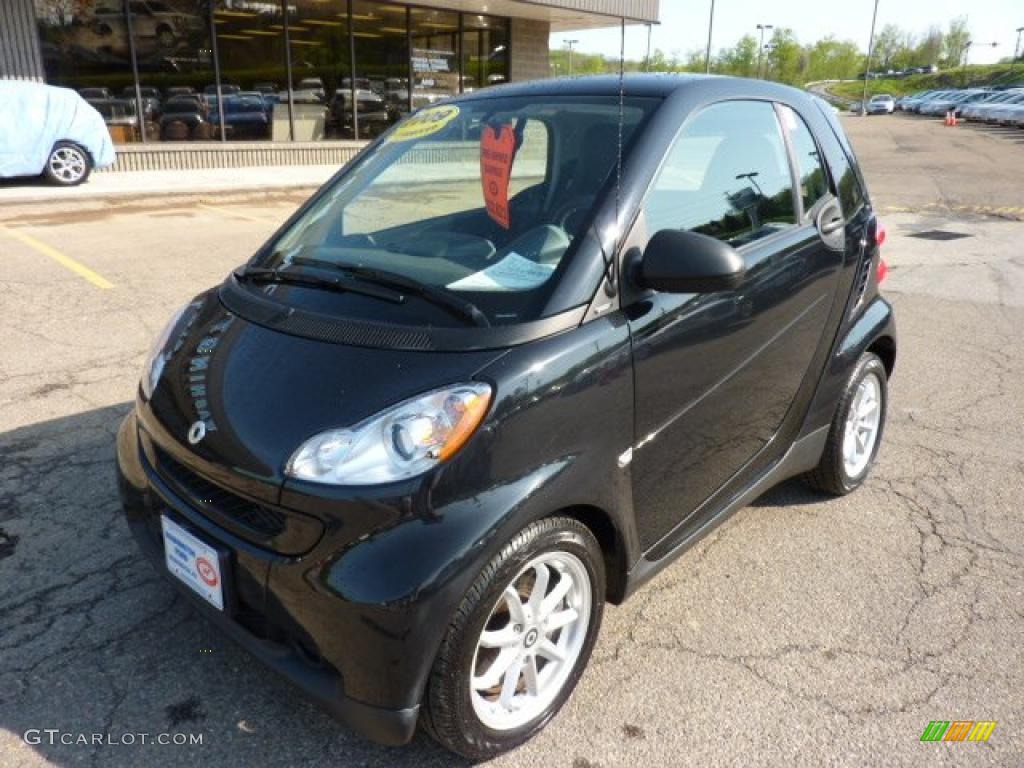 Deep Black 2009 Smart fortwo passion coupe Exterior Photo #49215401